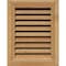 Ekena Millwork Vertical Gable Vent Functional, Western Red Cedar Gable Vent w/ 1" x 4" Flat Trim Frame, 16"W x 20"H GVWVE16X2001RFUWR - alternate 1